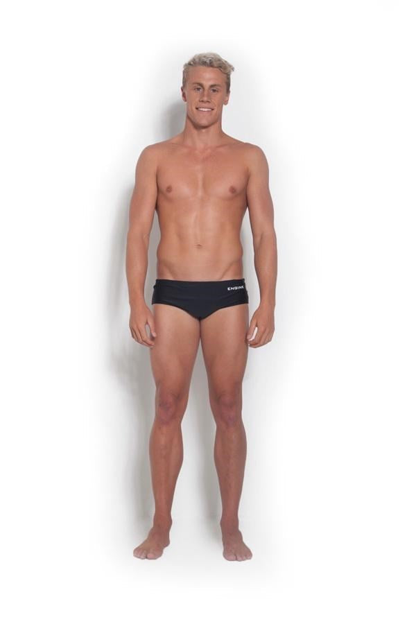 BOYS ENGINE CLUB CUT BRIEF - BLACK