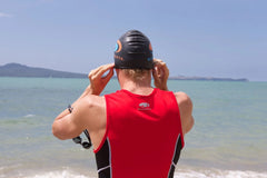 BLUE70 TX1000 MENS SINGLET - RED