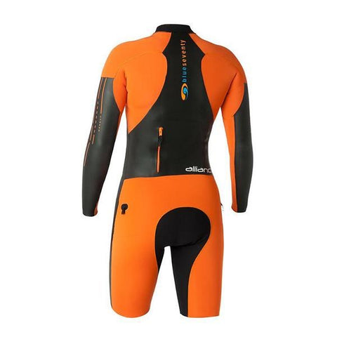 BLUE 70 WOMENS ALLIANCE SWIMRUN WETSUIT - BLACK/ORANGE