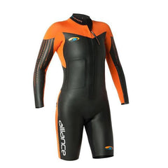 BLUE70 MENS ALLIANCE SWIMRUN WETSUIT - BLACK/ORANGE