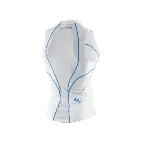 ORCA MENS 226 TRI TANK 2014 TRI TOP - WHITE/BLUE