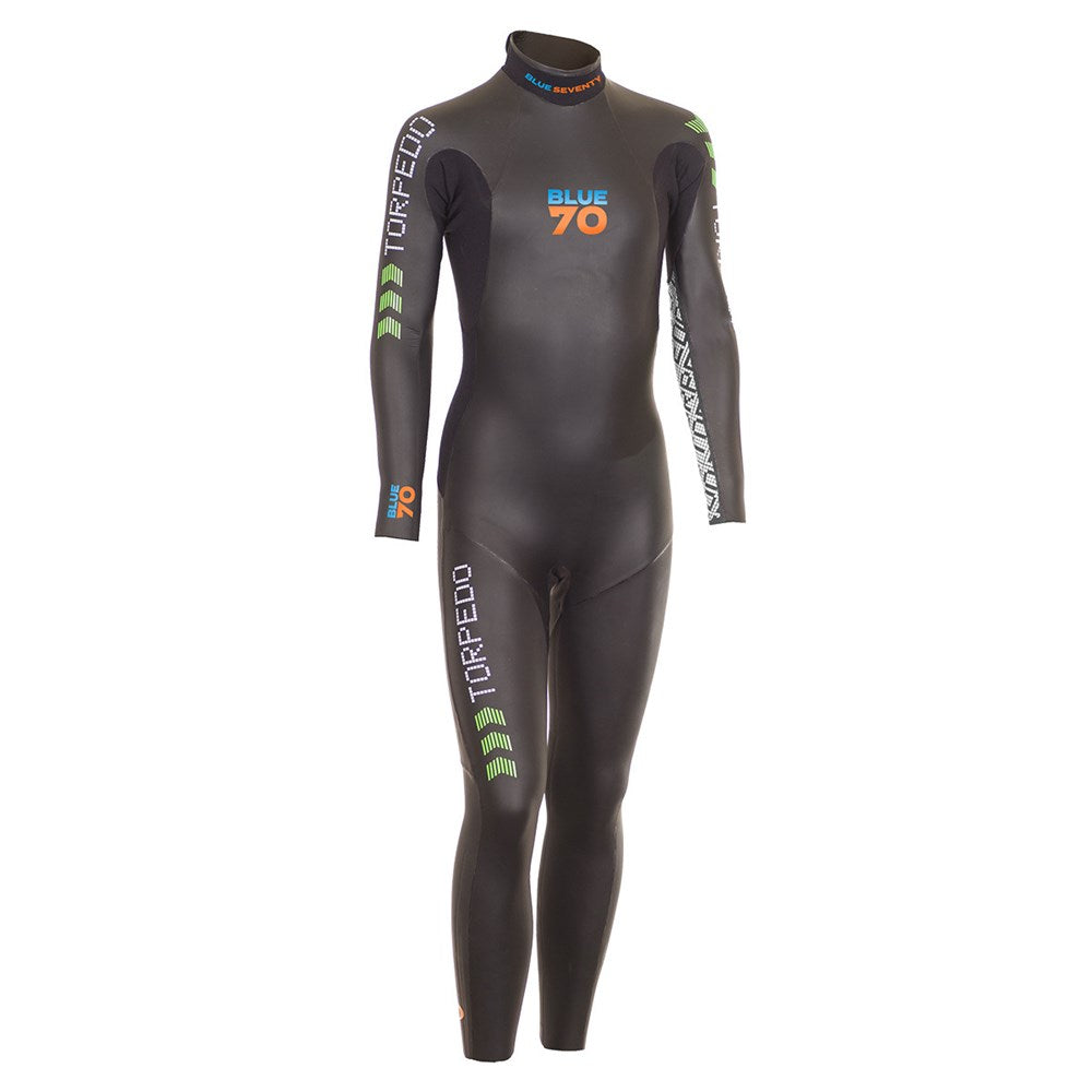 BLUE70 KIDS TORPEDO WETSUIT 2022 - BLACK