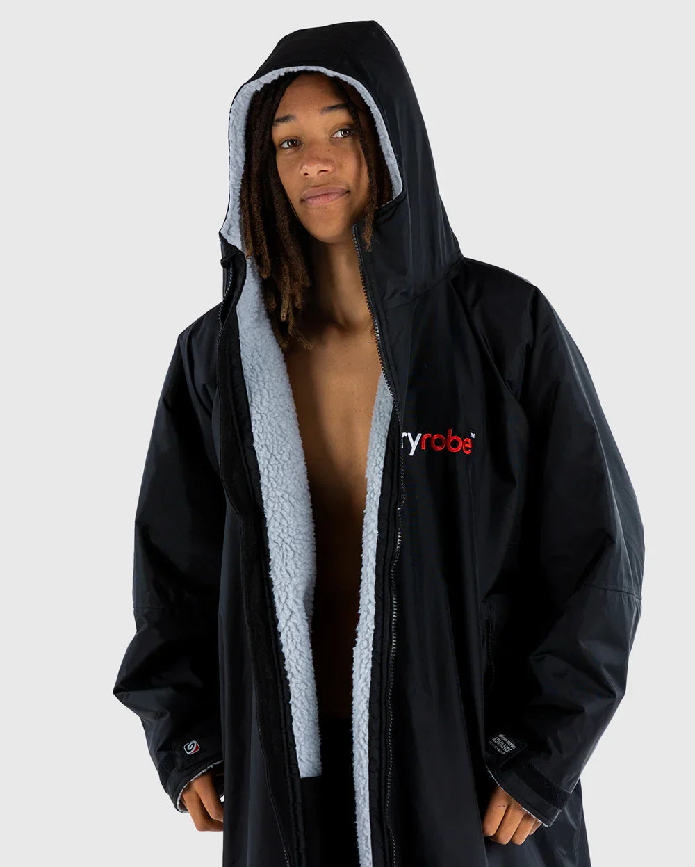 DRYROBE UNISEX ADVANCE LONG SLEEVE - BLACK/GREY