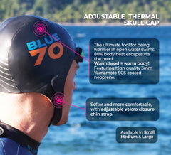BLUE70 ADJUSTABLE THERMAL SKULL CAP - BLACK