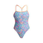 FUNKITA TWISTED STRAP ONE PIECE SWIMSUIT