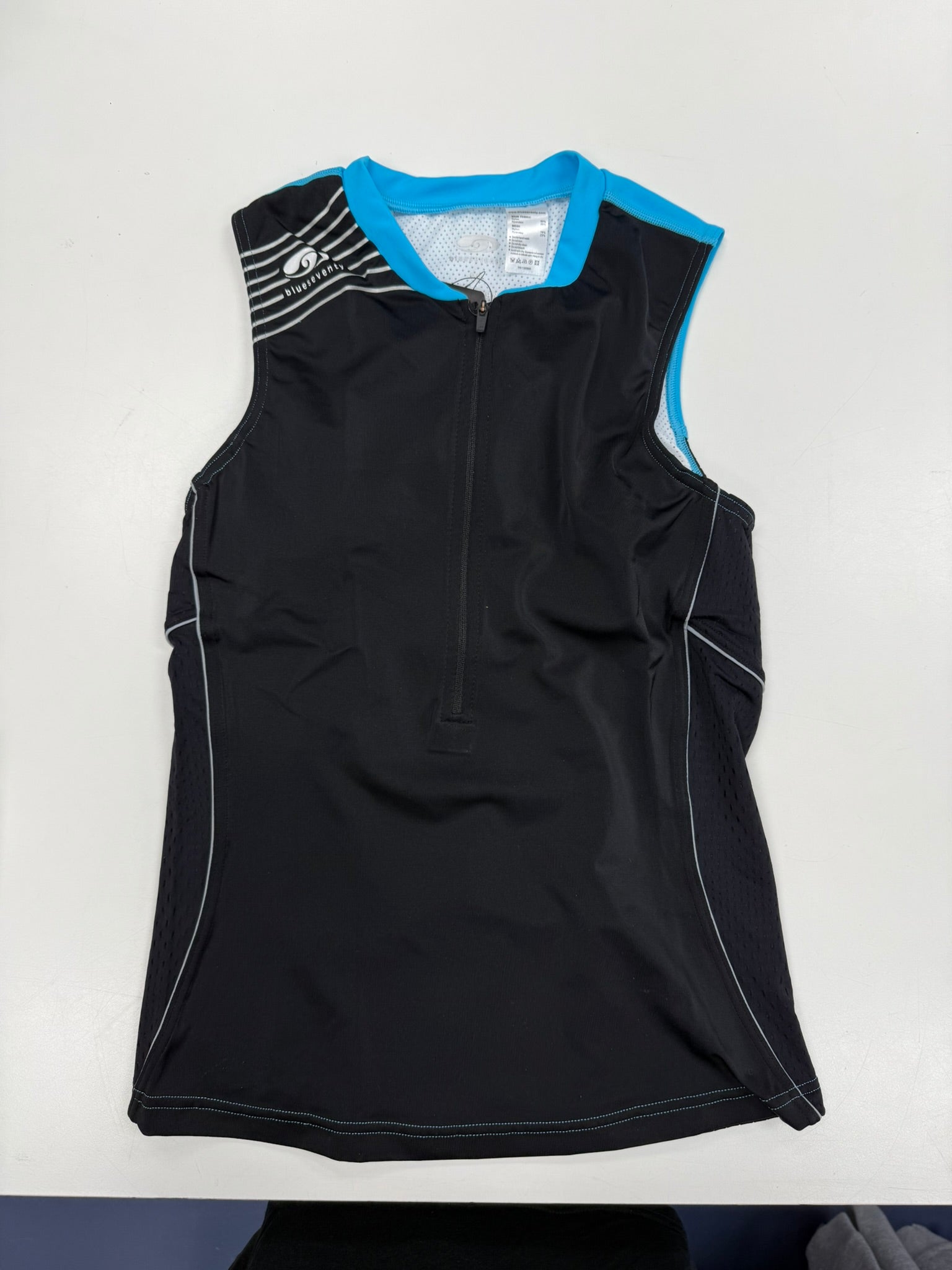 BLUE70 WOMENS TX1000 TRI SINGLET - BLACK/BLUE