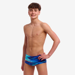 FUNKY TRUNKS BOY'S SIDEWINDER TRUNKS STORM AT SEA