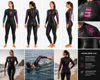 GLYDE WOMENS ZENITH AIR 5.0 - WETSUIT