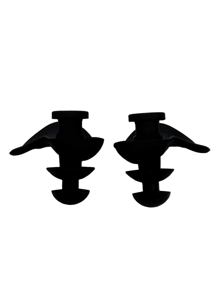HydraLock Silicone Moulded Ear Plugs -Black