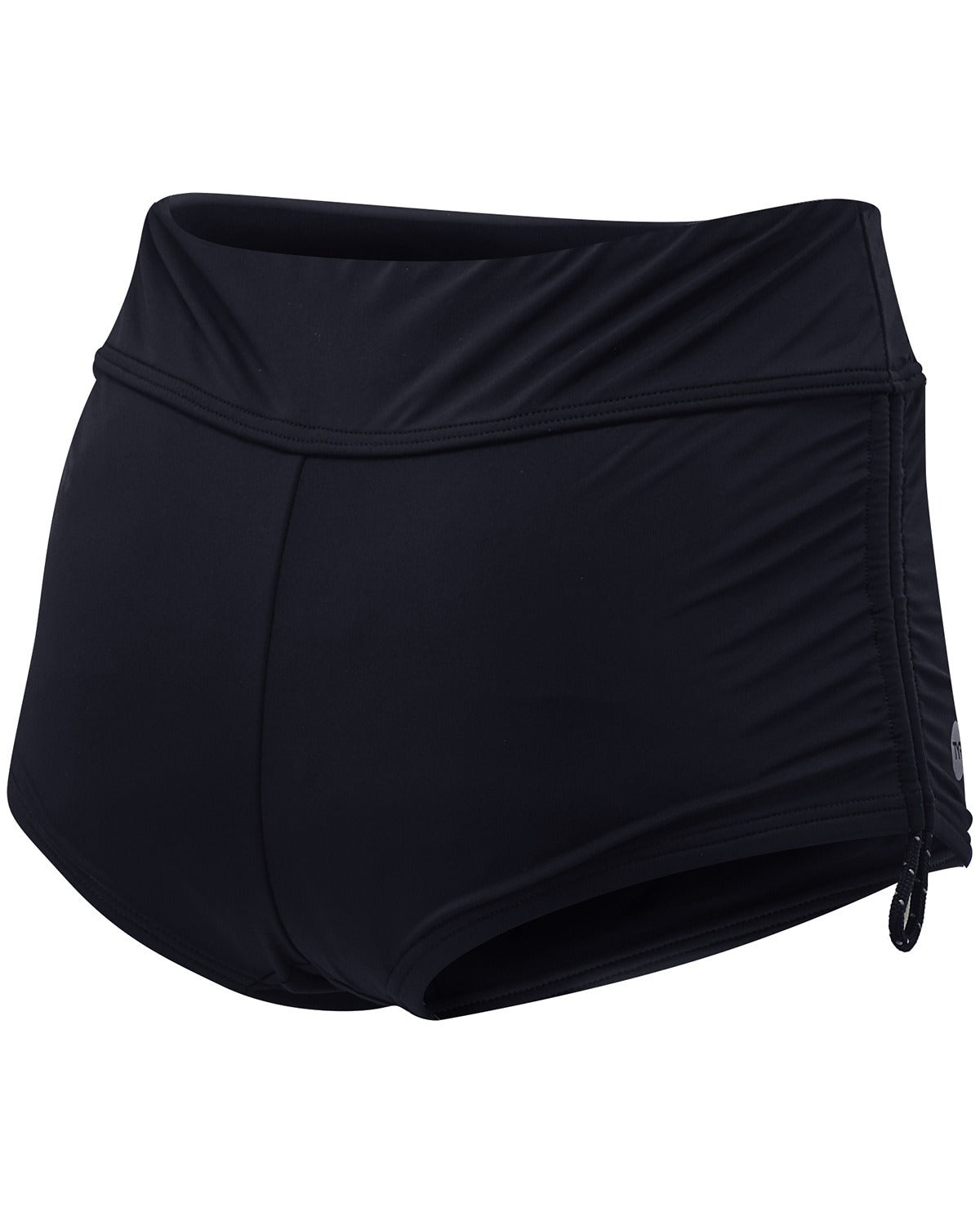 TYR Women's Solid Della Boyshort - Black