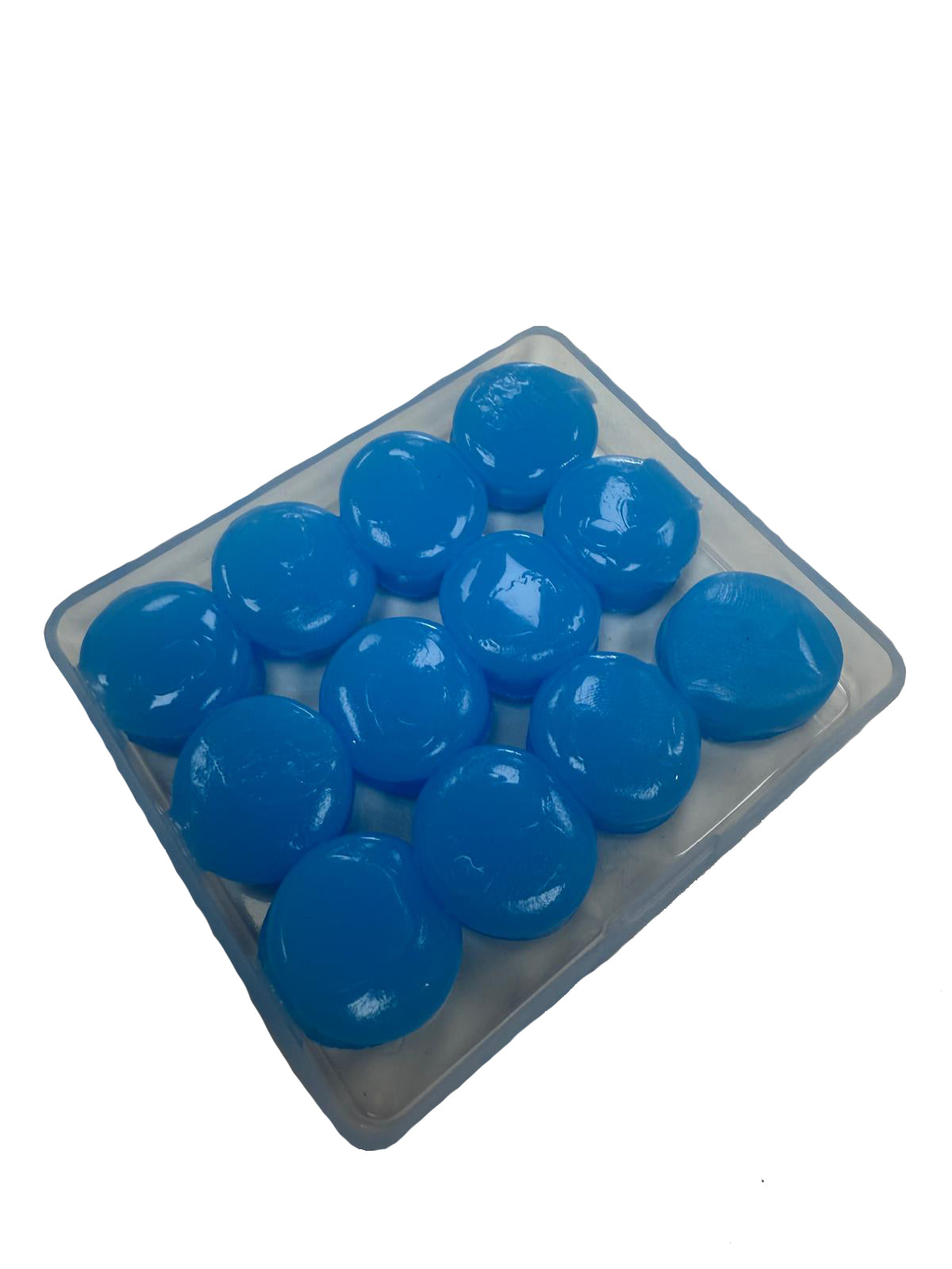 GLYDE SILICONE EAR BUDS - BLUE