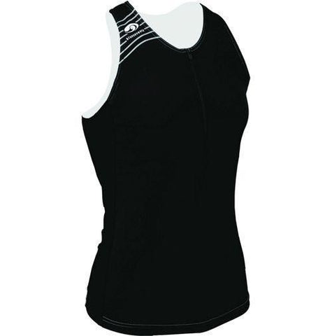 TX2000 MENS SINGLET BLACK BLACK