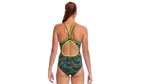 COLOUR RUN DIAMOND BACK ONE PIECE FUNKITA