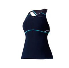 226 SUPPORT SINGLET WOMENS 13 ORCA - BLACK/BLUE