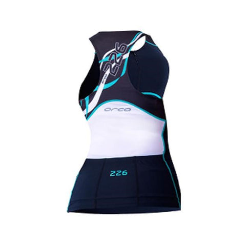 226 SUPPORT SINGLET WOMENS 13 ORCA - BLACK/BLUE