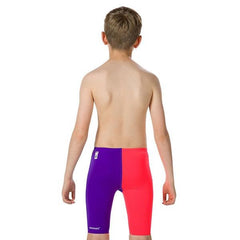 BOYS ENDURANCE+ HIGH WAIST JAMMER ROYAL PURPLE/RED SPEEDO