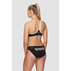 SPEEDO WOMENS ENDURANCE+ CROP TOP BLACK