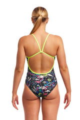 LADIES HIPPY DIPPY SINGLE STRAP ONE PIECE