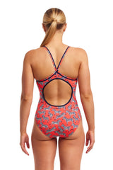 LADIES HOT TO TROT DIAMOND BACK ONE PIECE