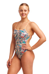 LADIES FREE LOVE TWISTED ONE PIECE