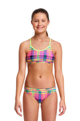 GIRL'S RACER BACK TWO PIECE HAPPY HIGHLANDER FUNKITA