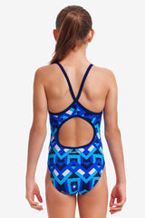 GIRL'S GEE A GEO DIAMOND BACK ONE PIECE