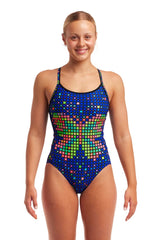 LADIES B-FLY DIAMOND BACK ONE PIECE