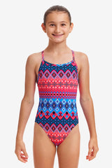 GIRL'S TINSEL TOWN SINGLE STRAP ONE PIECE