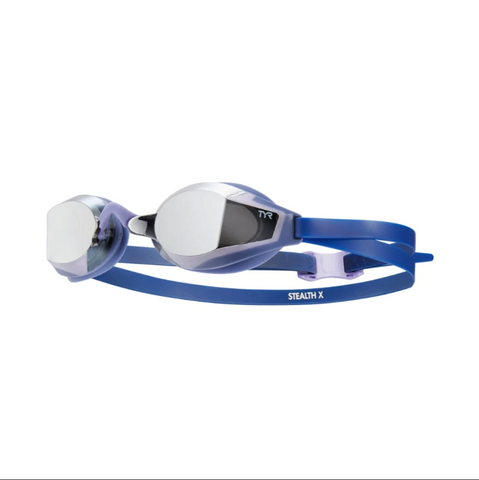 STEALTH X MIRRORED GOGGLE - SILVER/PURPLE/NAVY