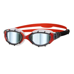 PREDATOR FLEX TITANIUM REGULAR FIT CLEAR RED MIRRORED SMOKE ZOGGS